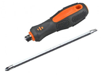 Отвертка-перевертыш 2 в 1, магнитный наконечник, CrV Sturm!